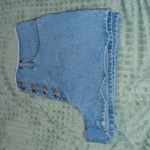 Vintage Frayed Carolina Blues Shorts